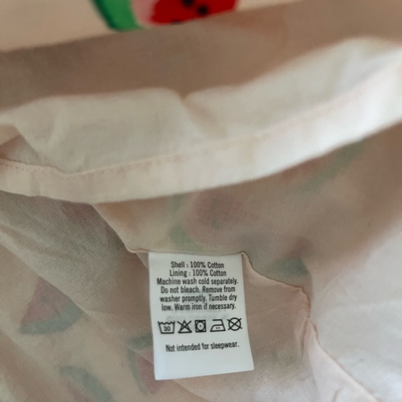 Janie and Jack watermelon summer dress ruffle cold shoulder size 2t - Picture 8 of 11